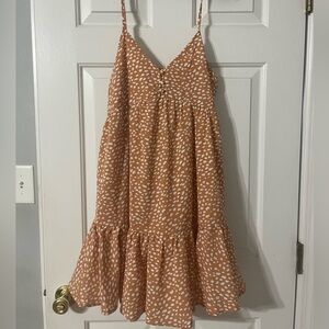 NWT boutique dress. Orange/coral